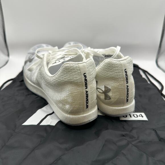 UNDER ARMOUR Mens 11.5 Shakedown Elite Track Wht Halo Grey 3026442 - Picture 3 of 7